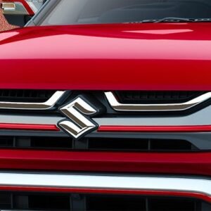 Front Grille Garnish - Red| New Brezza (All Variants)