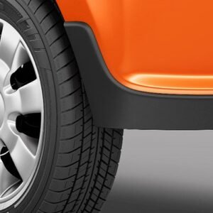 Mud Flap Set - Front & Rear (Black) | Alto K10