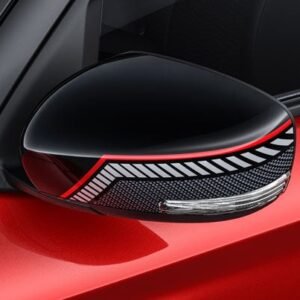 ORVM Auto Cover - Carbon Sprint - Grey Stripes (Winker)| New Swift (Z+/Z/V)
