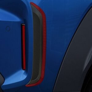 Rear Bumper Etch Garnish - Black + Red | Fronx