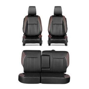 Seat Cover Woods Terrain Bordeaux Liner| Brezza (Z+/Z/V Variant)
